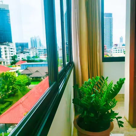 Sky Bedroom With A Smooth Life View Bangkok Exterior photo